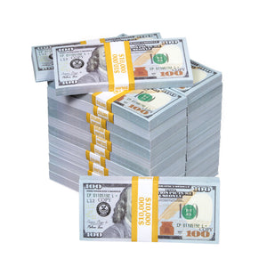 LIMITED PREMIUM $250,000 Double Sided Blue Strip USD 100s Prop Money