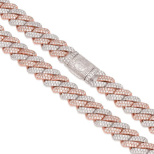 Load image into Gallery viewer, 12MM ROSE GOLD ICED DIAMOND-CUT MIAMI CUBAN LINK CHAIN
